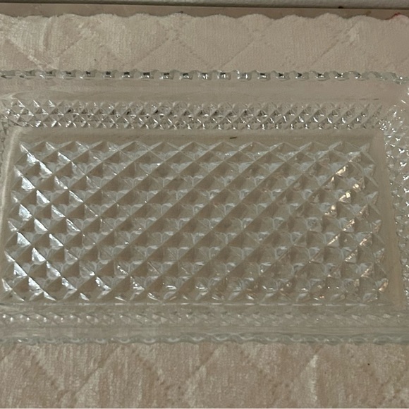 Anchor Hocking Wexford serving tray 9.75” Vintage - Picture 5 of 9